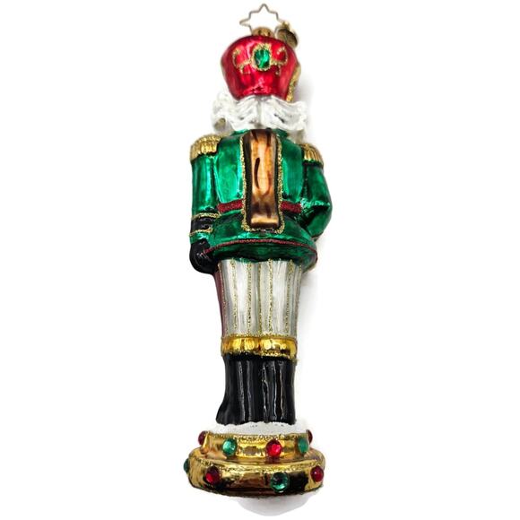 Christopher Radko Attention Tall Nutcracker Soldier Christmas Tree Ornament - Picture 14 of 14